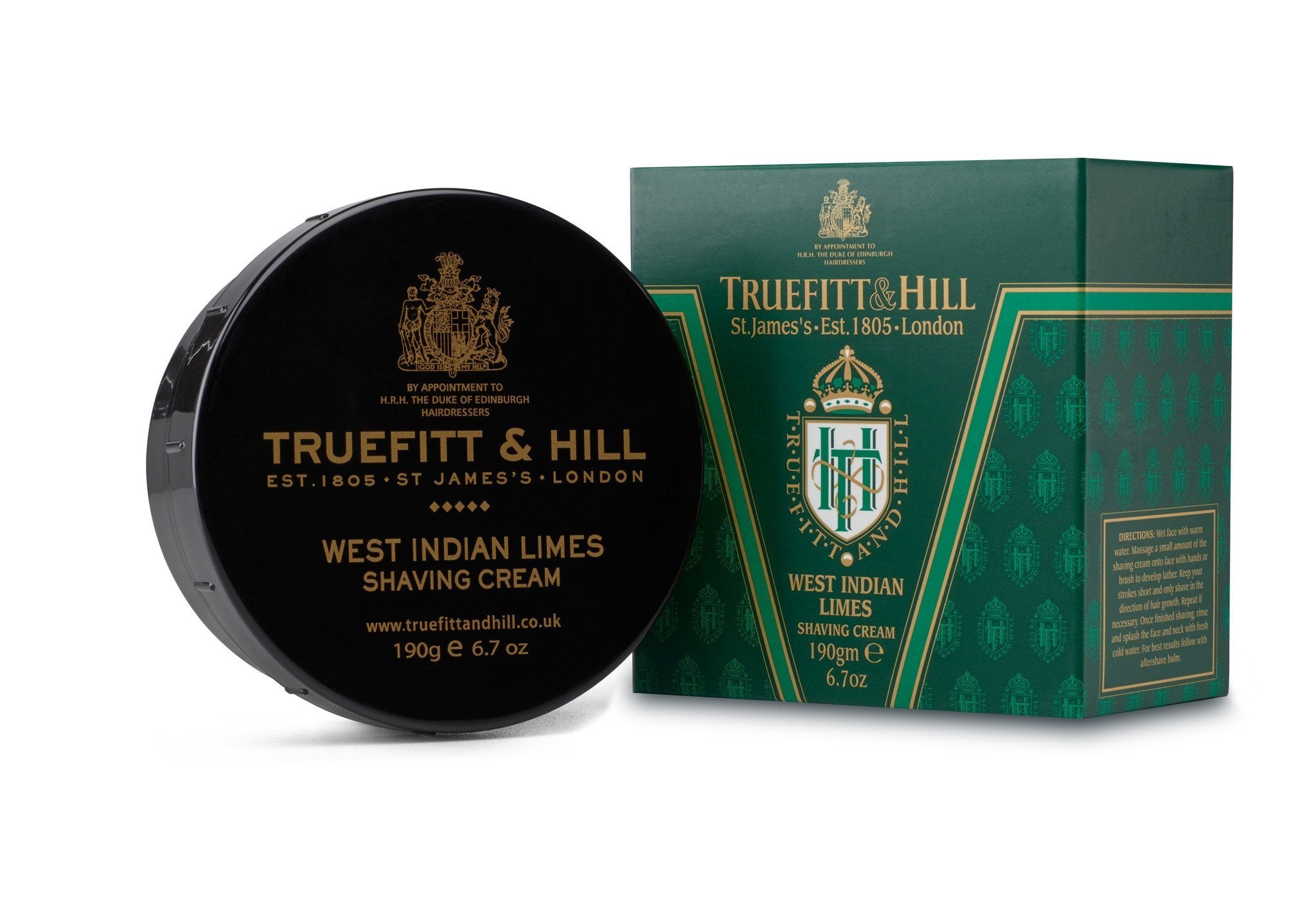 Truefitt & Hill barberkrem i skål - West Indian Limes